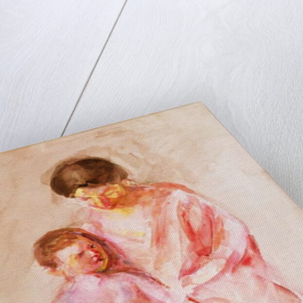Woman with a Nude Boy at her Side by Mary Stevenson Cassatt