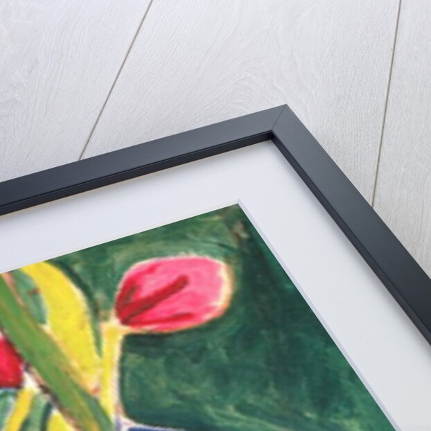 Flowers in a Green Vase on Purple Cloth by Alfred Henry Maurer