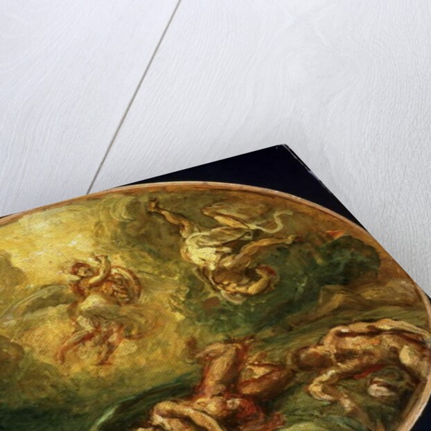 Triumph of St. Michael by Ferdinand Victor Eugene Delacroix