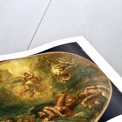 Triumph of St. Michael by Ferdinand Victor Eugene Delacroix