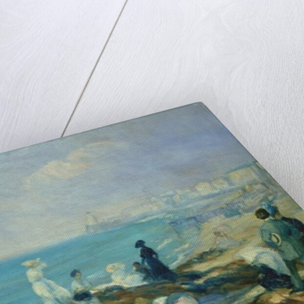 Figures on the Shore at Dieppe by William James Glackens