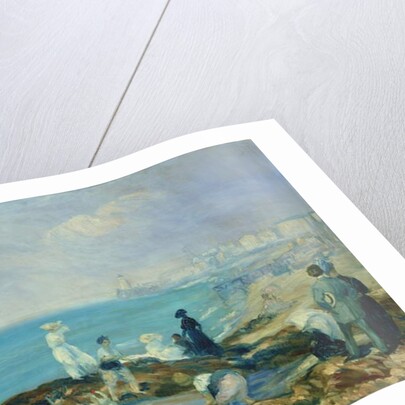 Figures on the Shore at Dieppe by William James Glackens