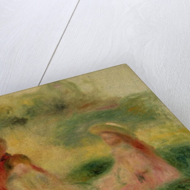 Woman with Two Children Sitting on the Ground, 1902-03 by Pierre Auguste Renoir