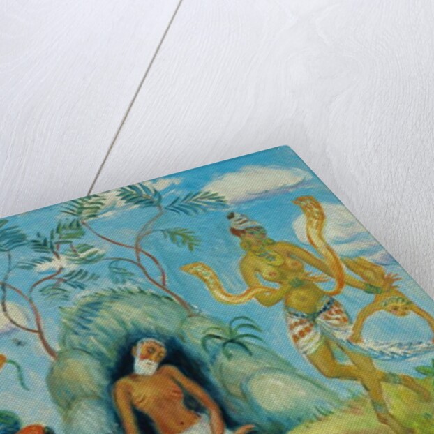 Krishna and Foolish Maidens by William James Glackens