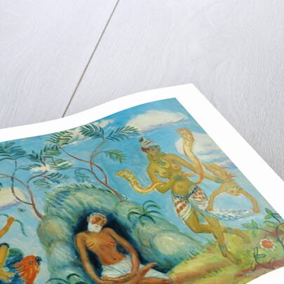 Krishna and Foolish Maidens by William James Glackens