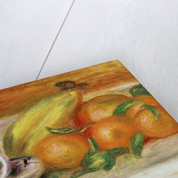 Fruit with Cup and Saucer, c.1913 by Pierre Auguste Renoir