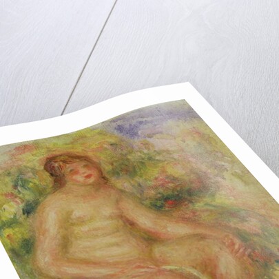 Seated Nude in Landscape, 1918 by Pierre Auguste Renoir