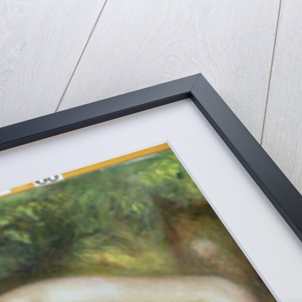 Bather Drying Herself with a White Cloth by Pierre Auguste Renoir