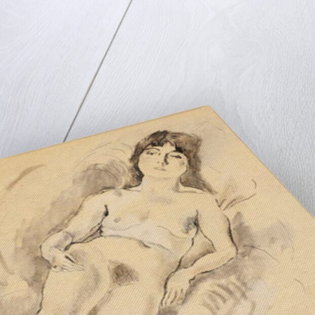 Reclining Nude by Jules Pascin