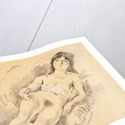 Reclining Nude by Jules Pascin