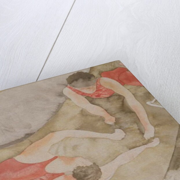 Two Trapeze Performers Red, 1916 by Charles Demuth