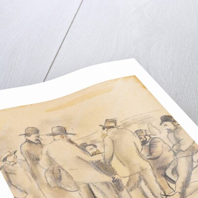 Group of Men, New York, 1918 by Jules Pascin