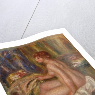 Seated Nude in Room, 1917 by Pierre Auguste Renoir