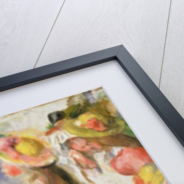 Study of Girls Wearing Hats by Pierre Auguste Renoir