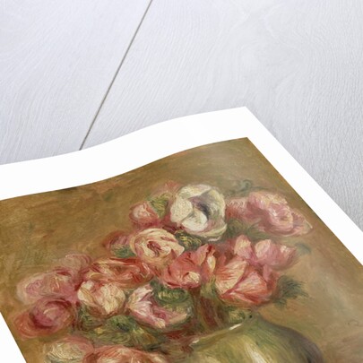 Flowers in a Green Vase, 1906 by Pierre Auguste Renoir