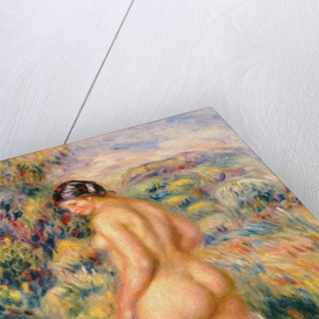 Standing Nude in a Landscape by Pierre Auguste Renoir