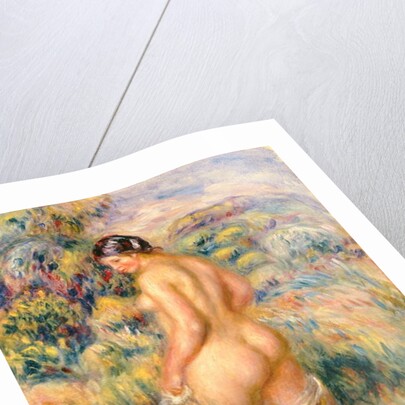 Standing Nude in a Landscape by Pierre Auguste Renoir