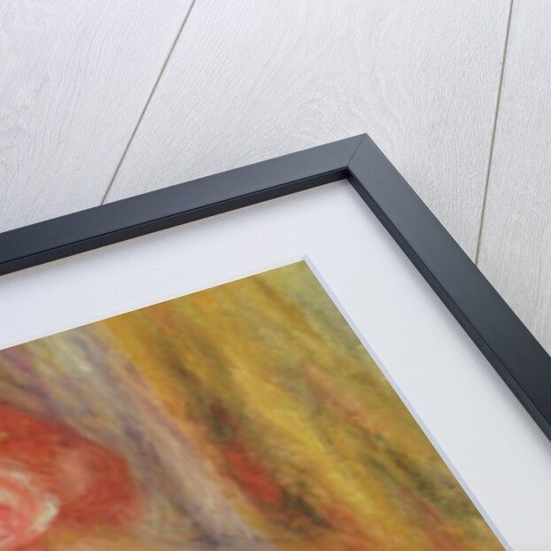 Red Headed Woman with Roses in her Hair by Pierre Auguste Renoir