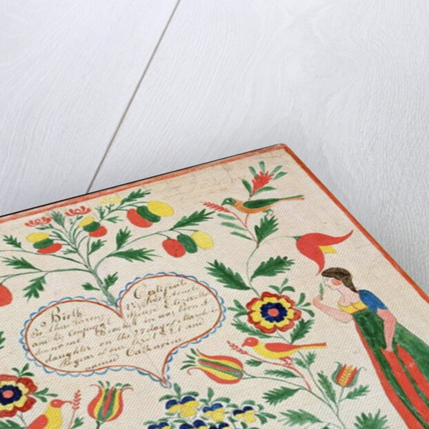 Birth certificate, 1821 by American School