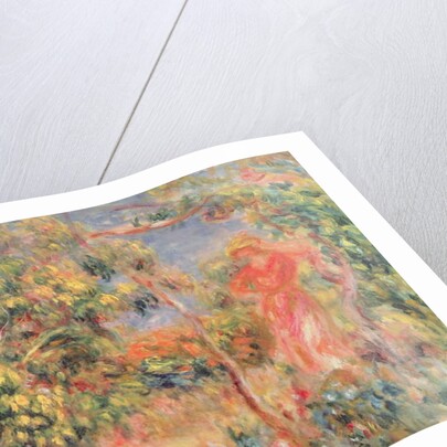 Figure in a Garden, 1917 by Pierre Auguste Renoir