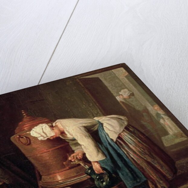 Woman Drawing Water from a Copper Cistern, c.1732 by Jean-Baptiste Simeon Chardin