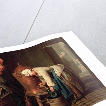 Woman Drawing Water from a Copper Cistern, c.1732 by Jean-Baptiste Simeon Chardin