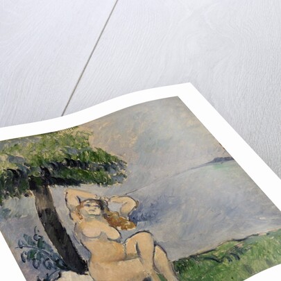 Bather at the Seashore, c.1875 by Paul Cezanne