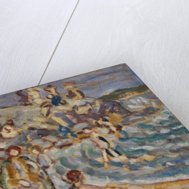 Beach Scene and Hill by Maurice Brazil Prendergast