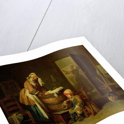 The Laundress by Jean-Baptiste Simeon Chardin