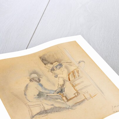 New Orleans Shoeshine by Jules Pascin