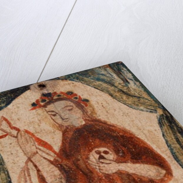 Saint with a Crucifix by School American