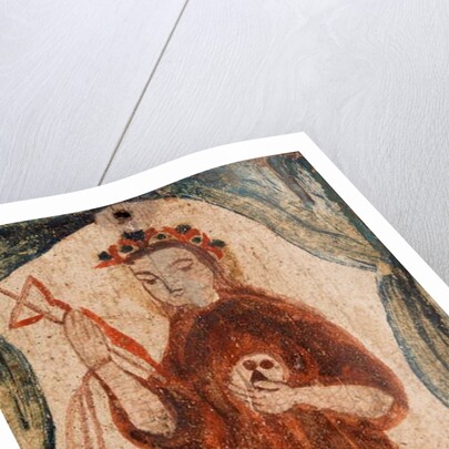 Saint with a Crucifix by School American