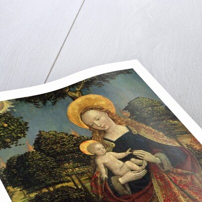 Madonna and Child in a Landscape, 1470 by German School