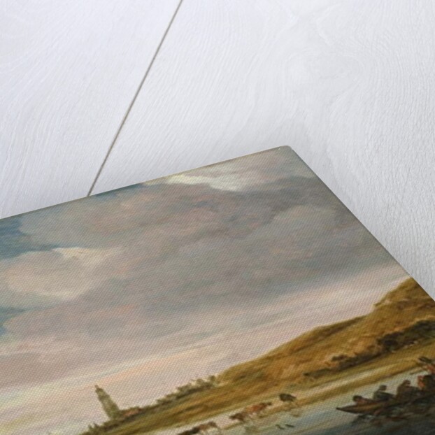 Landscape with Cattle Watering by Salomon van Ruisdael or Ruysdael