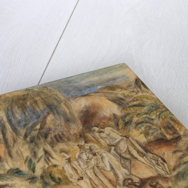 Figures in a Tropical Landscape by Jules Pascin