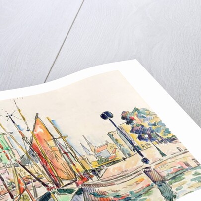 La Rochelle: Boats and Houses by Paul Signac
