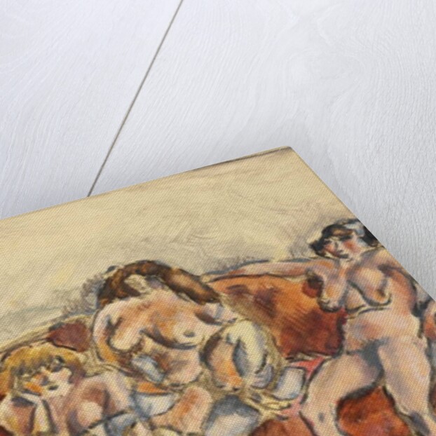 Three Women on a Red Sofa by Jules Pascin