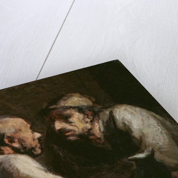 Les Deux Buveurs by Honore Daumier