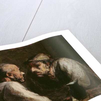 Les Deux Buveurs by Honore Daumier