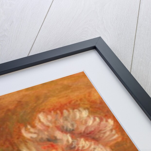 Chrysanthemums in a Green Vase by Pierre Auguste Renoir