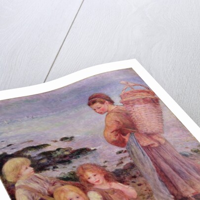 Mussel Fishers at Berneval, 1879 by Pierre Auguste Renoir