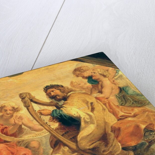 David Playing on his Harp by Peter Paul Rubens