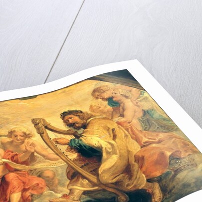 David Playing on his Harp by Peter Paul Rubens