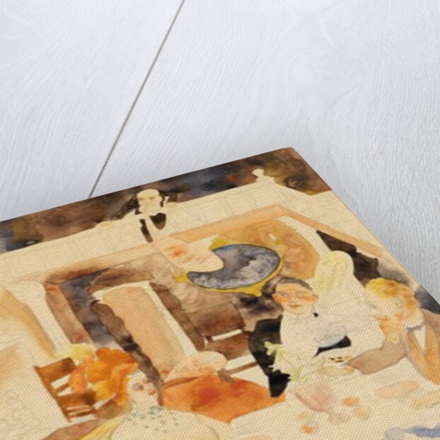 Lulu and Alva Schoen at Lunch, 1918 by Charles Demuth