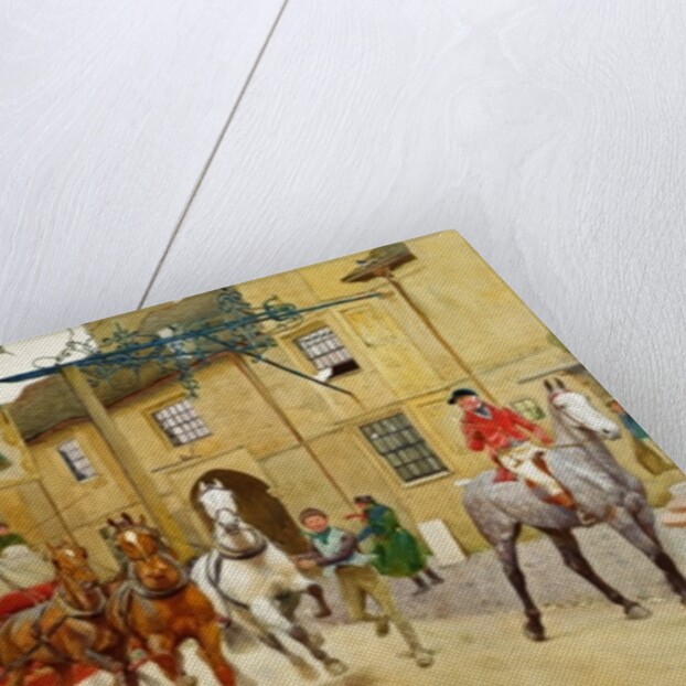 The Great North Road, The Bell at Stilton, 1902 by Cecil Charles Windsor Aldin