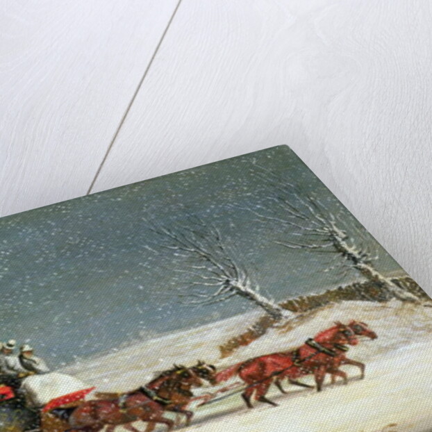 The Royal Mail in Deep Snow by Samuel Henry Alken