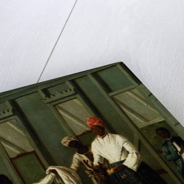 Negro Servants Washing a Deer by Agostino Brunias