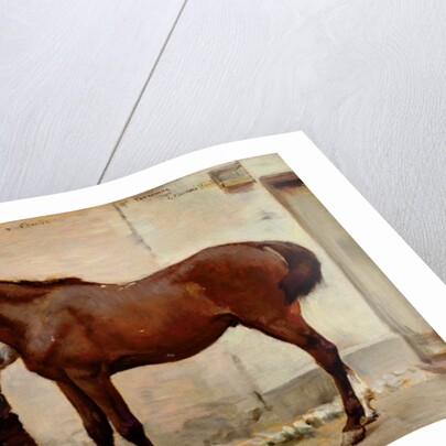 Dick and 'Charlie' at Wherwell Priory by George Percy Jacomb-Hood