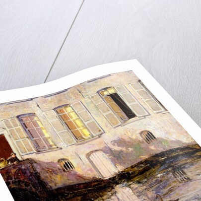 Feeding the Swans, Bruges, 1921 by Alexander Jamieson