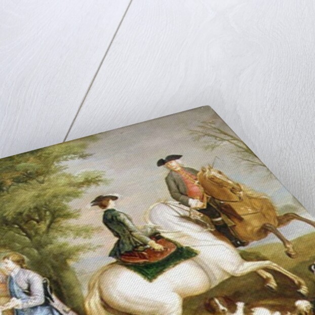 Family Hunting Party, 1755 by Judith Lewis